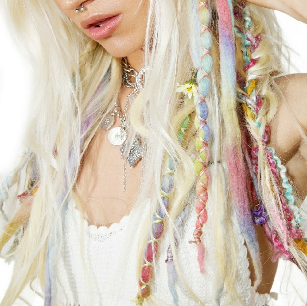 Honeysuckle Clip-in Dreadlocks- Set of 10